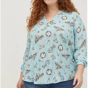 HI-LO BLOUSE - DISNEY CINDERELLA